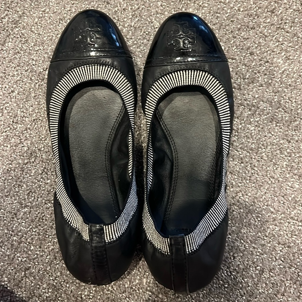 Tory Burch flexible toe box heels